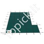Stačiakampė baseino saugos uždanga 10 x 3,6 m – patvari PP apsauga - Image 9