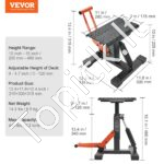 Motociklo domkratas 200 kg 255-460 mm - Image 6