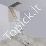 Sulankstomos palėpės teleskopinės kopėčios 290 cm 160 kg - Image 8