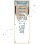 Sulankstomos palėpės teleskopinės kopėčios 290 cm 160 kg - Image 10