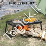 BBQ sulankstomos plieninės tinklinės grotelės 570 x 285 x 230 mm, 6 kg - Image 3