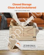 Rattan kavos staliukas 80 cm šviesus - Image 3