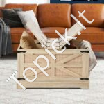 Rattan kavos staliukas 80 cm šviesus - Image 8