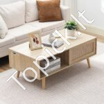 Kavos stalas 2 sluoksnių 105 cm - Image 8