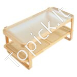 Stačiakampis rotango kavos staliukas 115 cm - Image 9