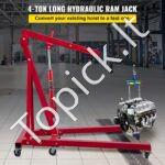 Hidraulinis cilindrinis domkratas 4T su rankena - Image 2