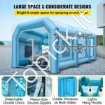 Mobili pripučiama automobilių garažo palapinė/kamera 12x5x4m - Image 4