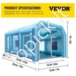 Mobili pripučiama automobilių garažo palapinė/kamera 12x5x4m - Image 7