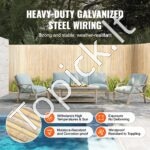 Natūralus bambuko lentjuostės 4,8x1,8 m - Image 4