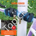 Grandininis dviračio / motociklo užraktas – 180 cm x 9,5 mm, su raktu - Image 3