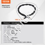 Grandininis dviračio / motociklo užraktas – 180 cm x 9,5 mm, su raktu - Image 6