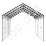 Metalinis garažas palapinė/pastogė automobiliui 3,6x6x3,15m - Image 10
