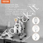 1100 W maisto maišytuvas, 18,7 l, 3 greičiai, tešlos maišytuvui, skirtas restoranams. - Image 3