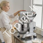 1100 W maisto maišytuvas, 18,7 l, 3 greičiai, tešlos maišytuvui, skirtas restoranams. - Image 2