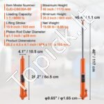 Hidraulinis donkrato cilindras 3T 665-1170 mm - Image 6