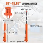 Hidraulinis donkrato cilindras 8T 660-1160 mm - Image 2