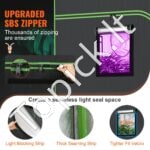 Hidroponinė auginimo palapinė 305 x 305 x 203 cm - Image 4