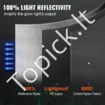 Hidroponinė auginimo palapinė 305 x 305 x 203 cm - Image 5