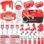 42 dalių Lockout/Tagout (LOTO) saugos rinkinys