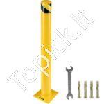 Saugos užtvaras/parkavimo barjeras 122 cm 20 x 20 cm 1 vnt