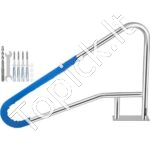 Nerūdijančio plieno baseino turėklas – 137 x 91,4 cm, iki 113 kg apkrova