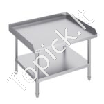 Nerūdijančio plieno darbo stalas, 762x914x660 mm