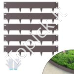 Plieniniai kraštovaizdžio apvadai sodui/gėlynui 99 x 10,2 cm 5 vnt