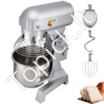 Elektrinis 1100 W virtuvinis kombainas, 30 l, universalus tešlos aparatas.