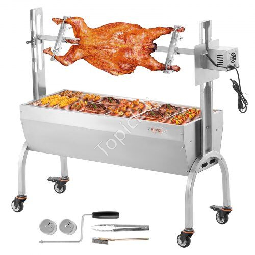 us2FDDXZKJ46INCHJ1CPPV22Fgoods_img-v12Frotisserie-grill-m100-1.2.jpg Elektrinė ėrienos ir kiaulienos kepsninė, 52 W, 90 kg, 1185 mm, standartinis tipas (su izoliacine plokšte). - Image 1