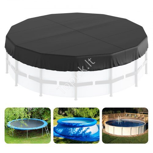 us2FDSYCAQYCG15F61TWJV02Fgoods_img-v12Fpool-cover-m100-1.2.jpg Apvali baseino uždanga – 4,57 m, juoda, su užveržiamu virvės dizainu - Image 1