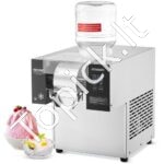 Komercinė smulkinto ledo mašina 125 kg/24h, ledo skustuvas iš nerūdijančio plieno