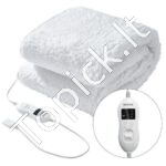 Elektrinė šildoma antklodė su laikmačiu 185x77cm