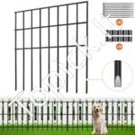 10 dekoratyvinių sodo tvorų rinkinys 44 x 33 cm