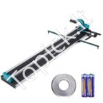 Profesionalus plytelių pjoviklis, 1,2 m, dvigubas bėgis, 4-15 mm storis.