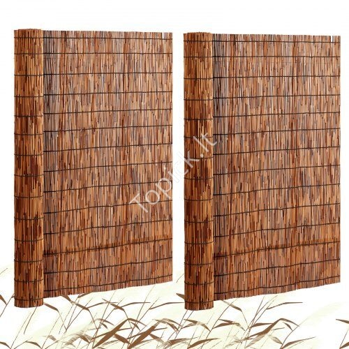 us2FLWWL2JT164FTHUJI5V02Fgoods_img-v12Freed-fence-m100-1.2.jpg Nendrių tvora kraštovaizdžio apželdinimui 5x1,2 m 2 vnt rudos spalvos - Image 1