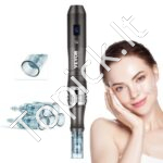 Elektrinis Dermapen mikroadatinis rašiklis (6 greičiai) su 6 adatom 0-2,5 mm