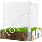 Privačios tvoros plokštės 122x122 cm