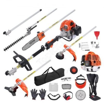 6-in-1 benzininės gyvatvorių žirklės 1,15 l