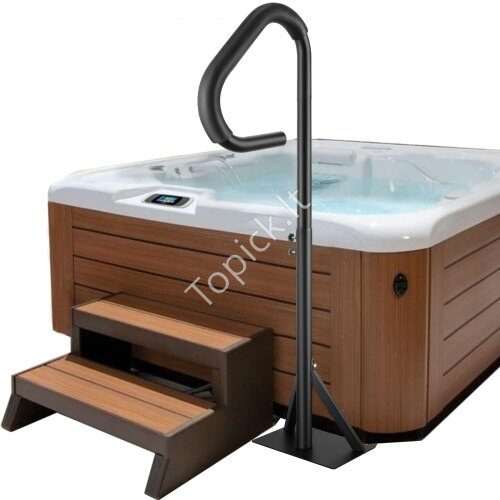 us2FRSYGFS57INCHO7V0BV02Fgoods_img-v12Fhot-tub-handrail-m100-1.2.jpg Karšto kubilo turėklas, 360° pasukamas SPA šoninis turėklas, 89-145 cm, atsparus rūdims aliuminis, 272 kg. - Image 1