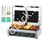 Grilius, sumuštinių kepimo plokštė, dviguba, 485 x 230 mm