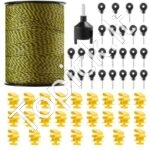 Gyvulininkystės elektrinė tvoros viela 500 m su izoliatoriais