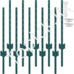 Metalinės tvoros stulpai 10 vnt 91,44 cm