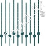 Metalinės tvoros stulpai 10 vnt 121,92 cm