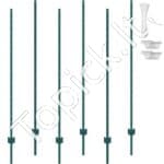 Metalinės tvoros stulpai 10 vnt 182,88 cm