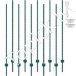 Metalinės tvoros stulpai 10 vnt 182,88 cm