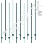 Metalinės tvoros stulpai 10 vnt 213,36 cm