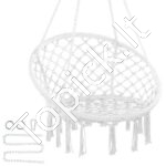 Kabantis hamakas/sūpynės 800x625x1200mm 150kg baltas