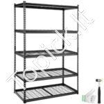 Tvirtas metalinis sandėliavimo stelažas 5 aukštų, iki 900 kg