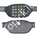 Šildomas terapinis diržas raumenų atpalaidavimui , 10 nefrito ir turmalino akmens