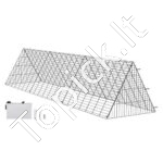 Didelis metalinis paukščių narvas/tunelis 300 x 71 x 61,5 cm